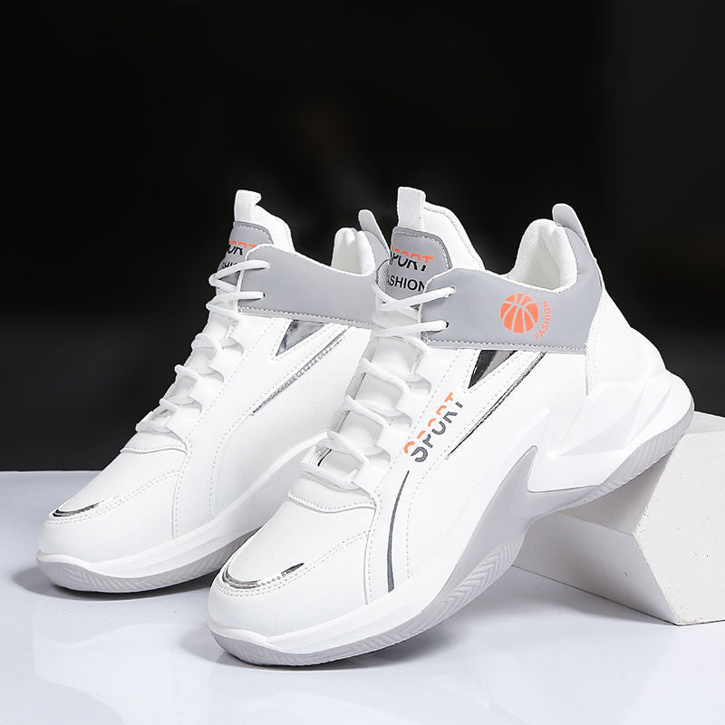 Ladies' basketball sneakers with high ankle support and cushioning sole Mune Fashion