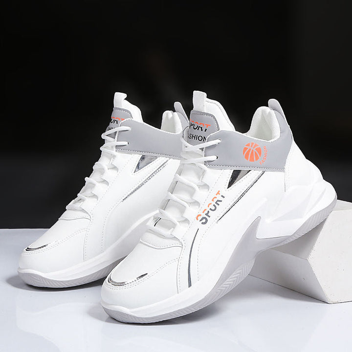 Ladies' basketball sneakers with high ankle support and cushioning sole Mune Fashion