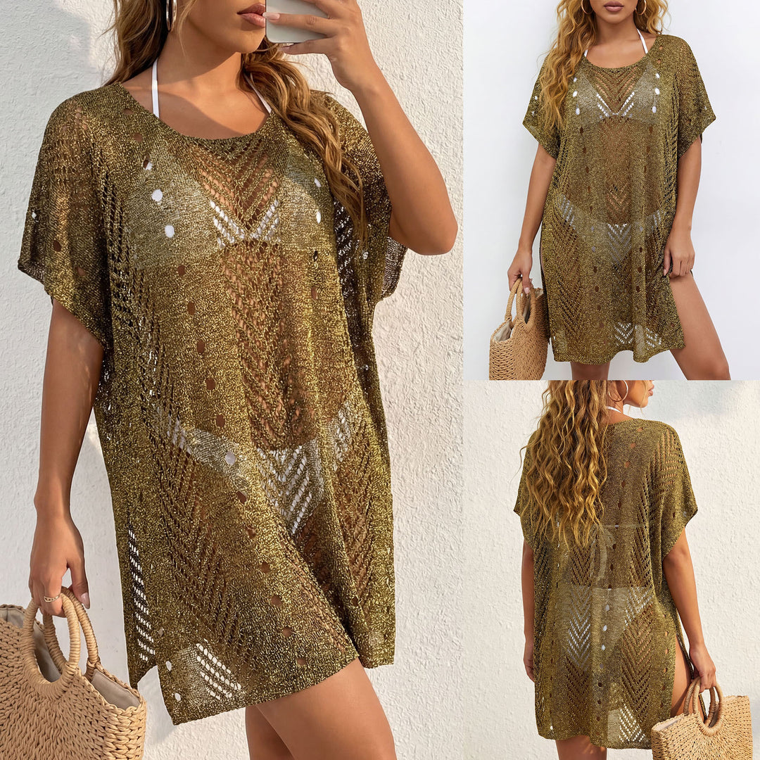 Ladies elegant crochet beach cover-up Mune Fashion