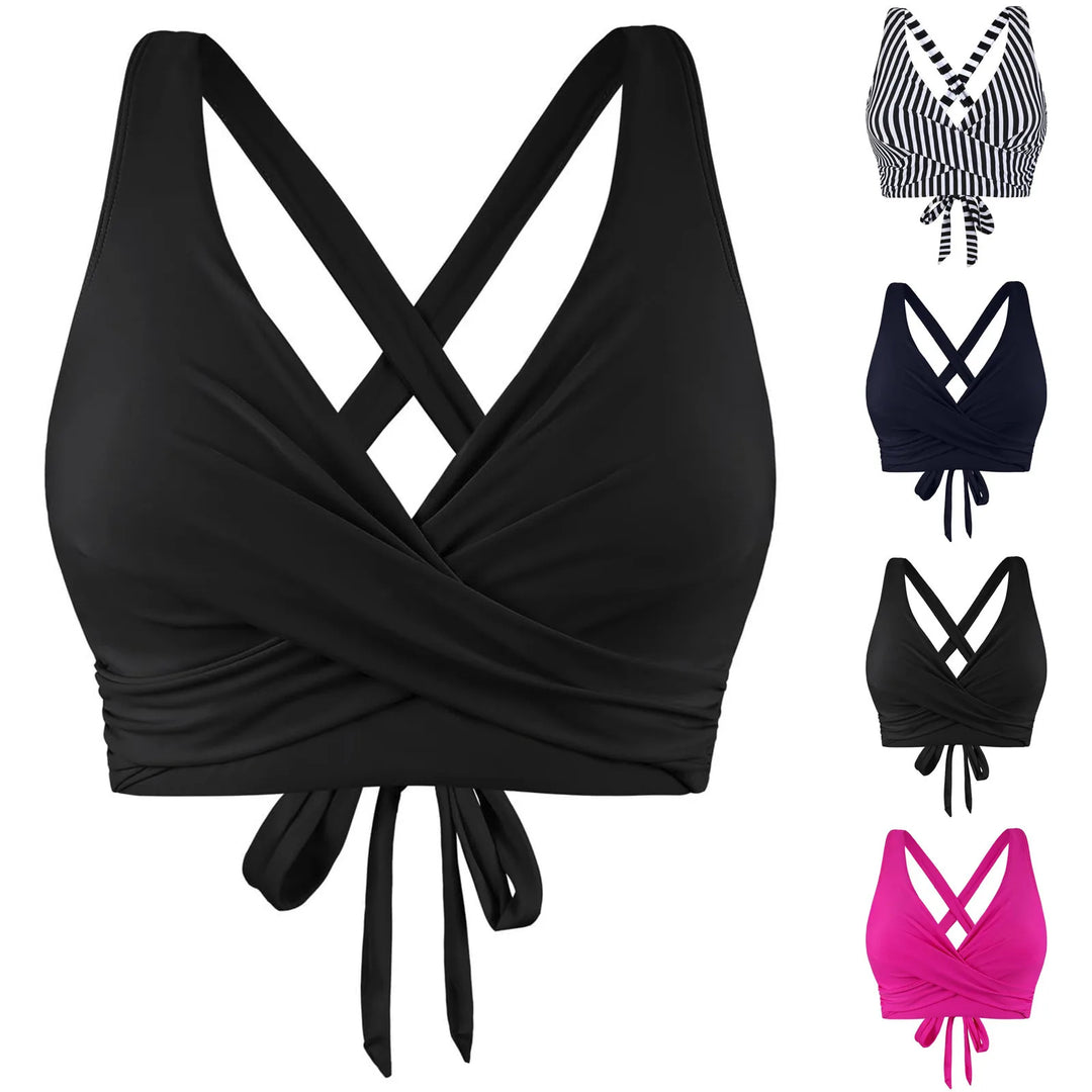 Women's comfortable wrap bikini top Mune Fashion