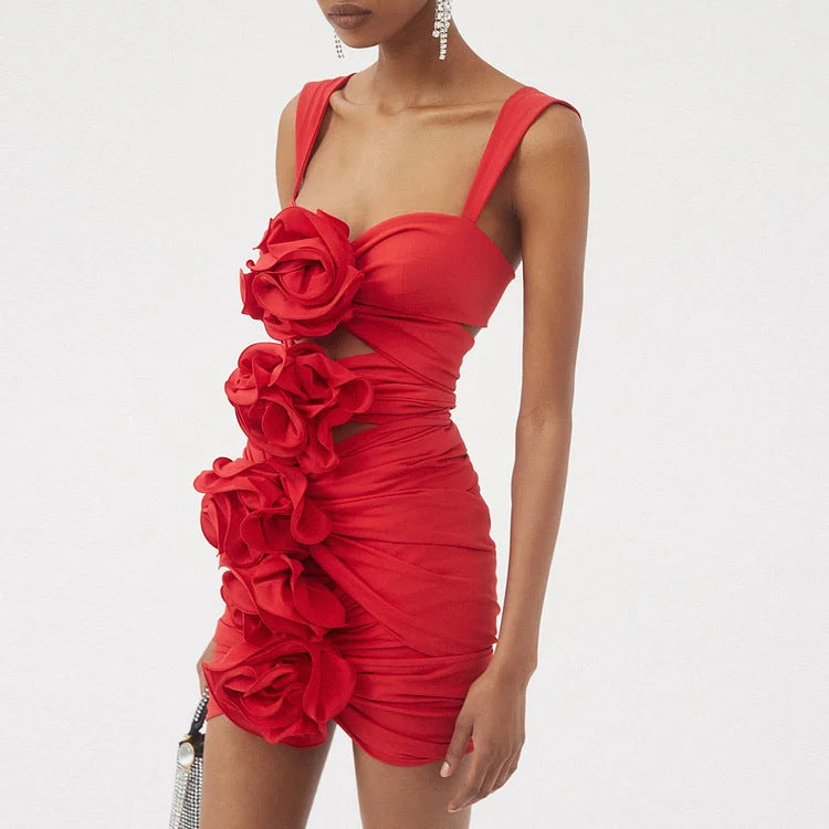 Women's One-Piece Swimsuit with Elaborate Ruffle Detail Mune Fashion