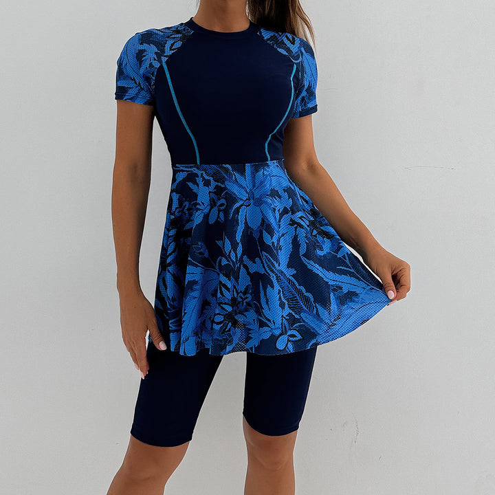 Women's sporty swimwear with covering skirt Mune Fashion