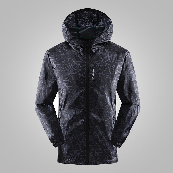 Men's Functional Windbreaker with Reflective Design Mune Fashion