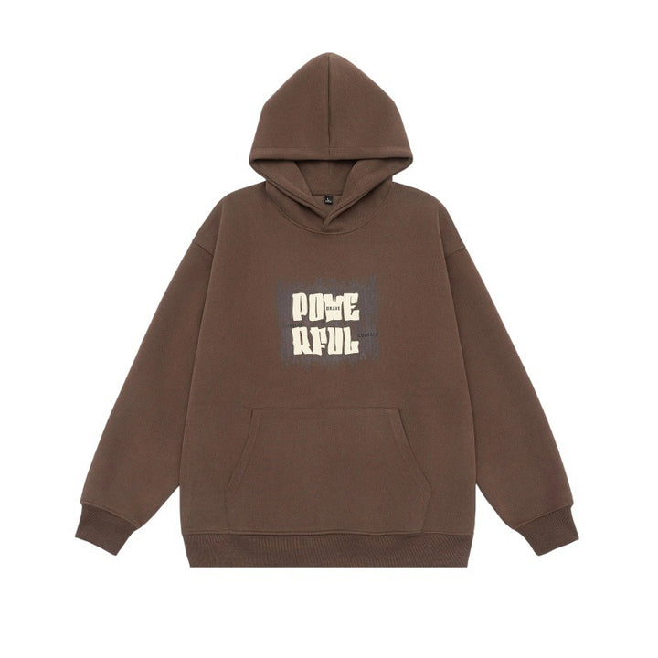 Unisex Oversized Hoodie with Kangaroo Pocket and Distinctive Front Print Mune Fashion
