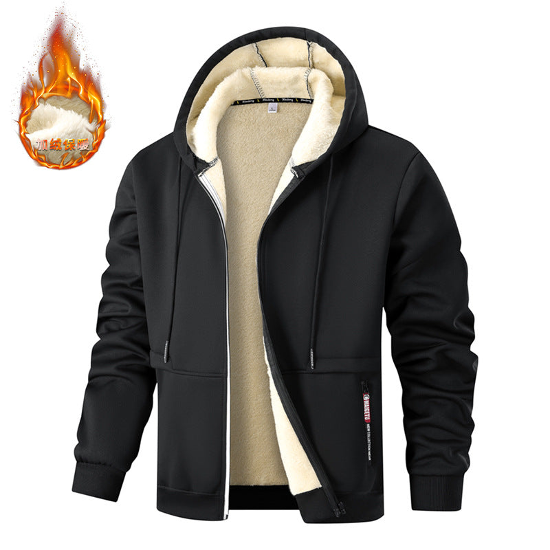 Men's Hooded Zip Jacket Mune Fashion