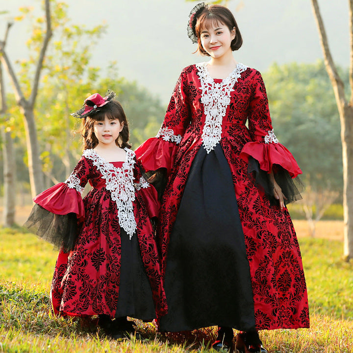 Girls' fairytale ball gown with ruffle details Mune Fashion