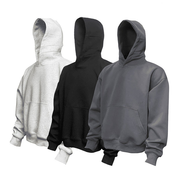 Unisex soft heavyweight oversized hoodie with three-part hood and reinforced kangaroo pocket Mune Fashion