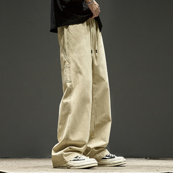 Men's Fashion Cargo Pants with Wide Legs Mune Fashion