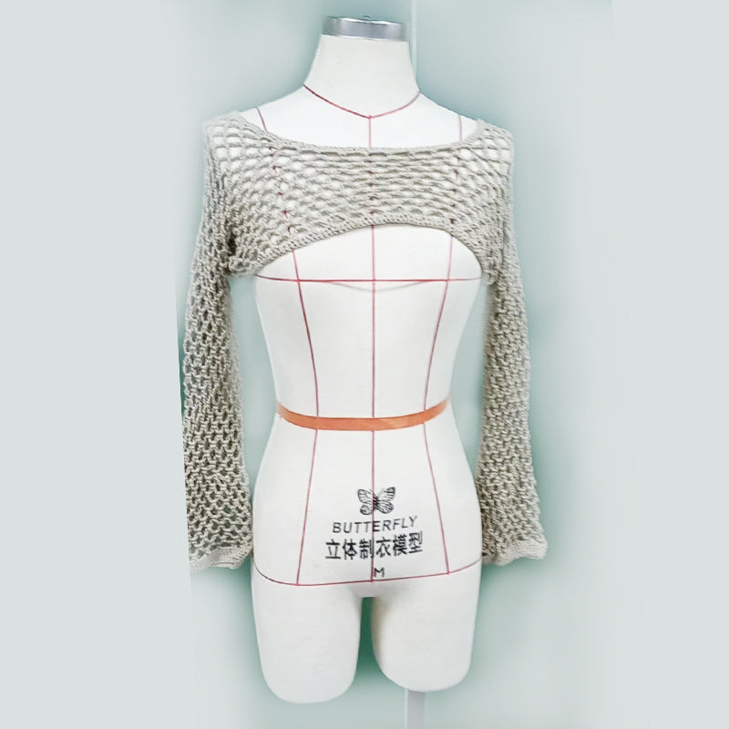 Women's airy, crocheted top Mune Fashion