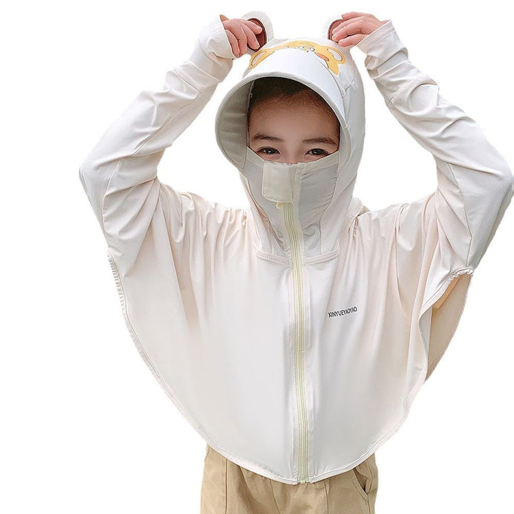 Girls multifunctional UV protection jacket with hood Mune Fashion