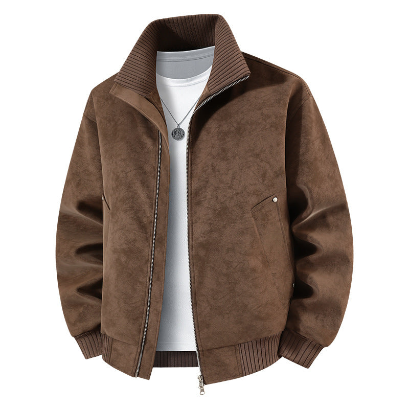 Men's Elegant and Stylish Faux Leather Jacket Mune Fashion