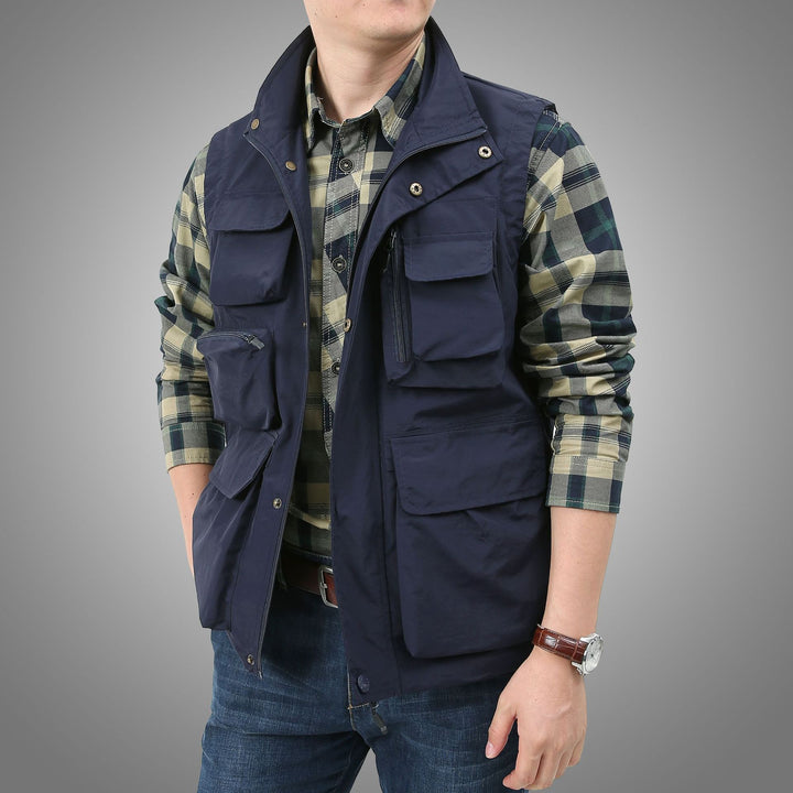 Men's Versatile Outdoor Vest with Practical Pockets Mune Fashion
