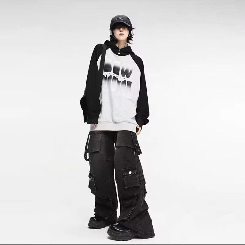 Men's Casual Cargo Jeans with Practical Pockets Mune Fashion
