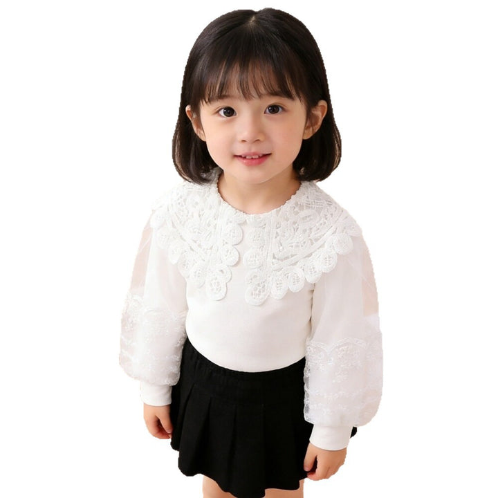 Ladies elegant blouse with intricate crochet details Mune Fashion