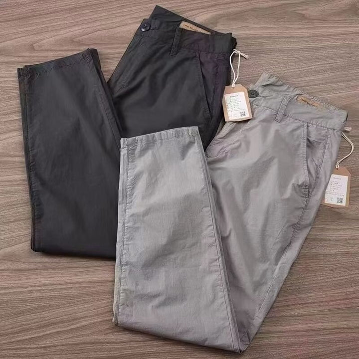 Men's Fashion Chino Pants with Elastic Waistband Mune Fashion