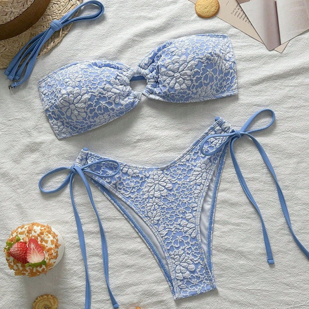 Ladies Floral Print Bikini Mune Fashion