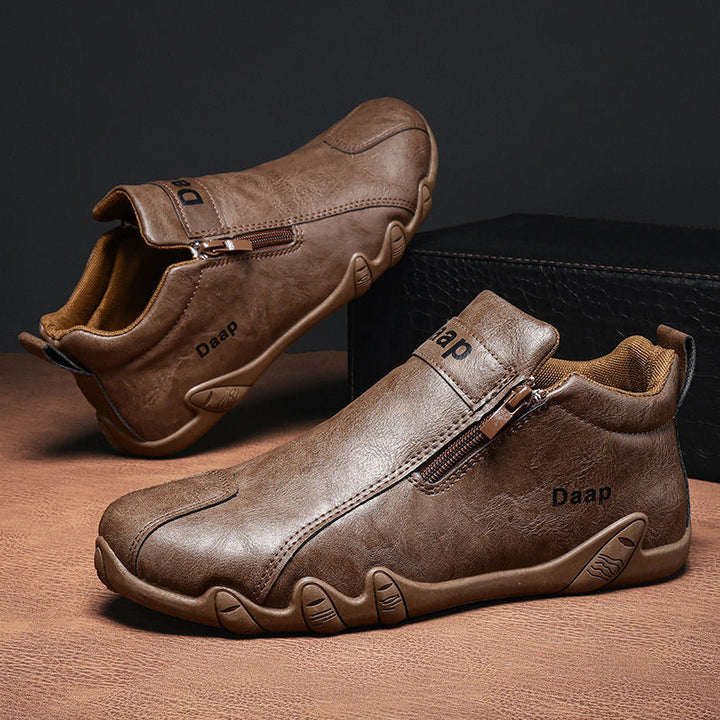 Women's Fashion Sneakers with Side Zipper and Ergonomic Sole Mune Fashion
