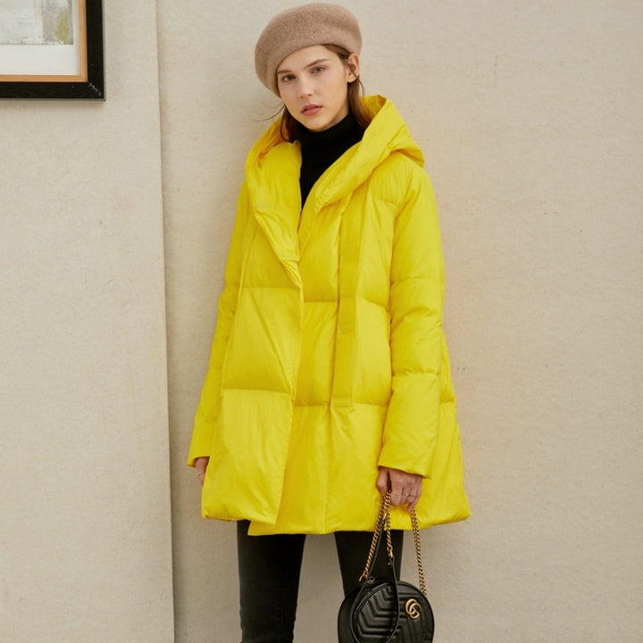 Women Fashionable Oversized Down Jacket Mune Fashion