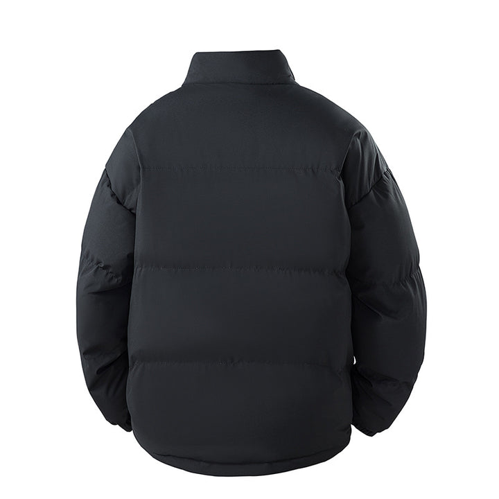 Herren gesteppte Winterjacke mit hohem Stehkragen, Daunenoptik und Relaxed‑Fit Mune Fashion