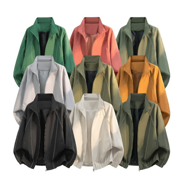 Women's leisure jacket with high collar and elastic Mune Fashion