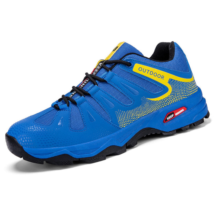 Men's lightweight trail and outdoor running shoe with a grippy studded sole and cushioned EVA midsole Mune Fashion