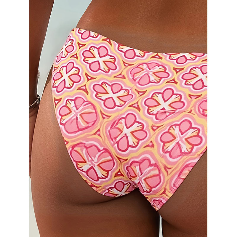 Ladies Bikini Bottoms with Floral Pattern Mune Fashion