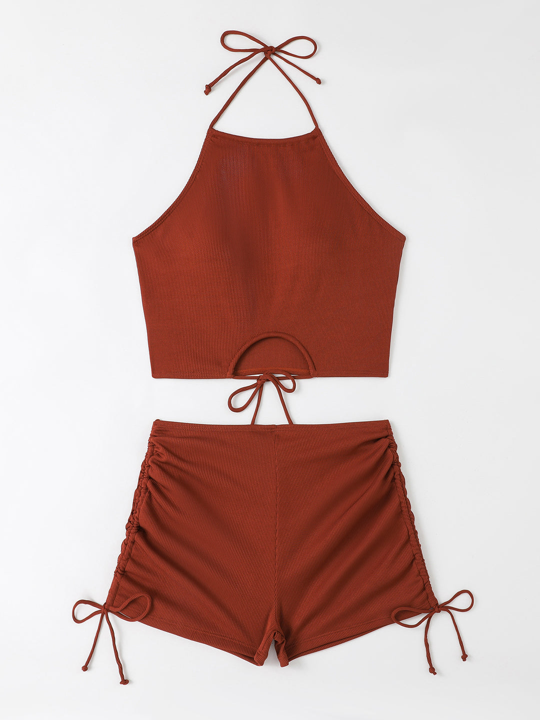 Women's Casual Bikini Set with Ruffles Mune Fashion
