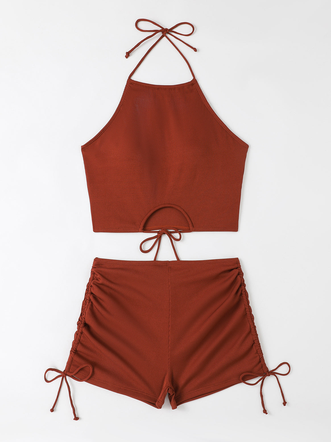 Women's Casual Bikini Set with Ruffles Mune Fashion