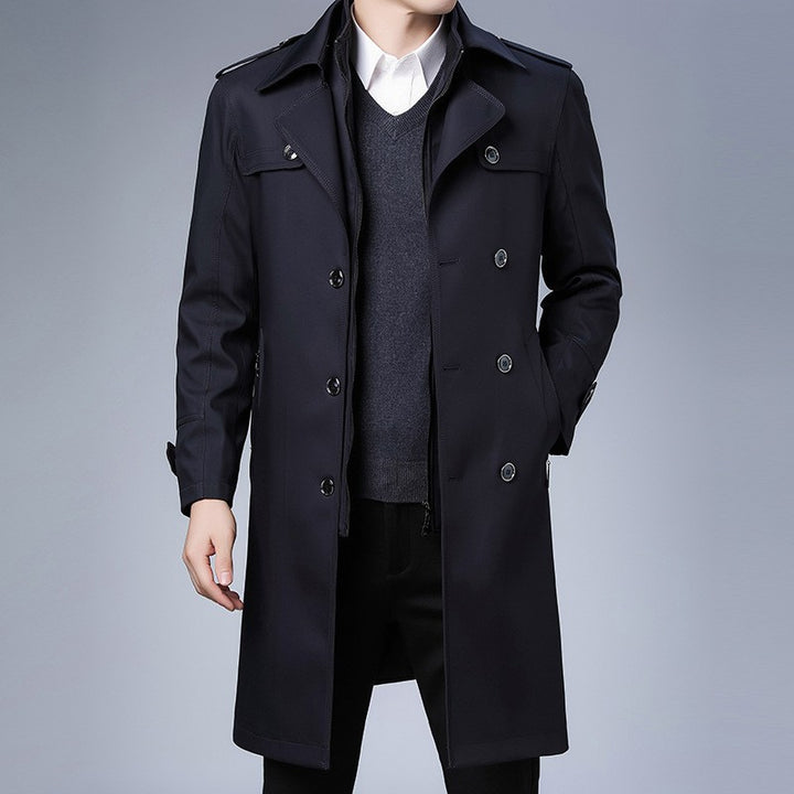Men's Elegant Trench Coat Mune Fashion