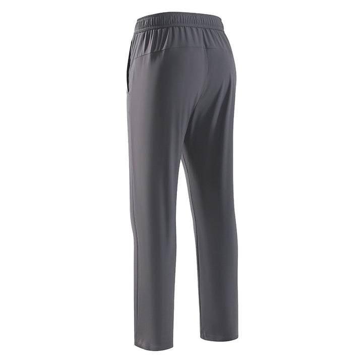Men's comfort casual pants with elastic waistband, drawstring & straight leg Mune Fashion