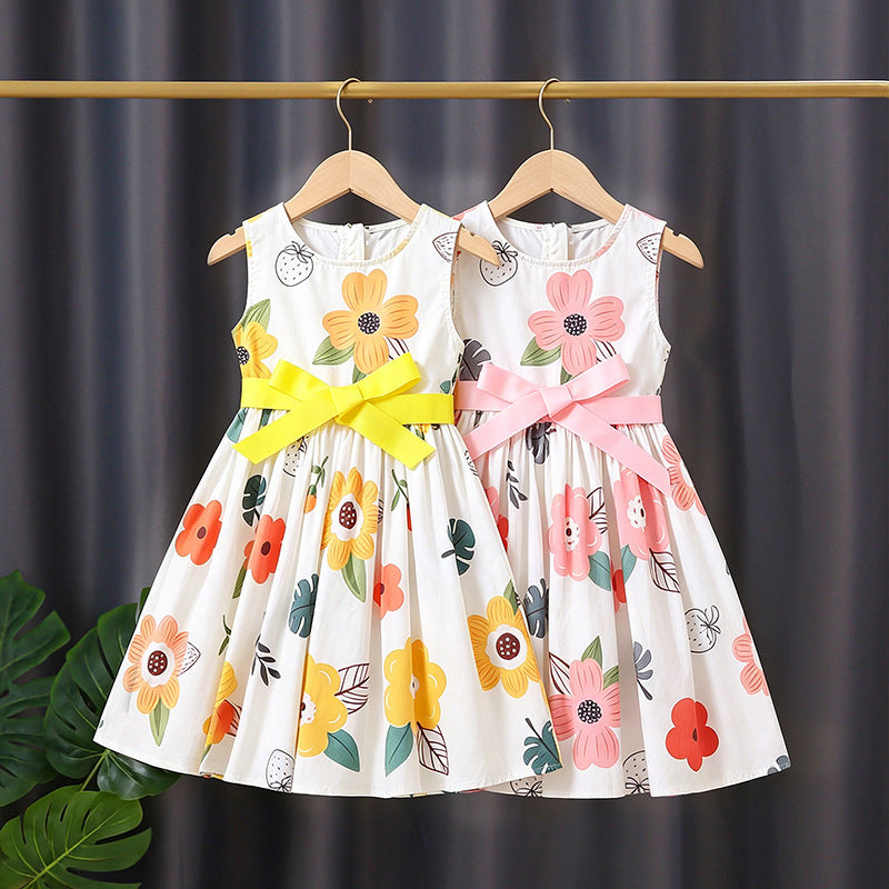 Girls summer dress with colorful polka dot design Mune Fashion
