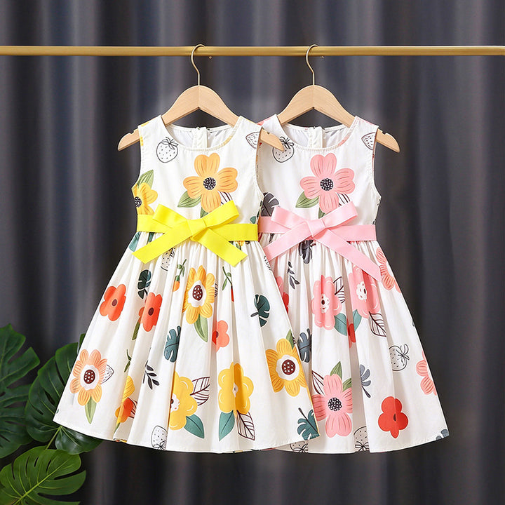 Girls summer dress with colorful polka dot design Mune Fashion