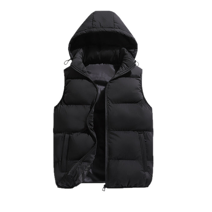 Women Light and heat-insulated padded vest with hood Mune Fashion
