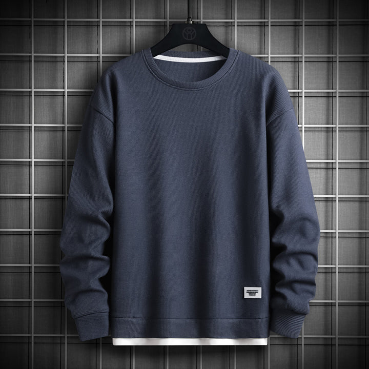 Men's Comfortable Sweatshirt with Innovative Structure Mune Fashion