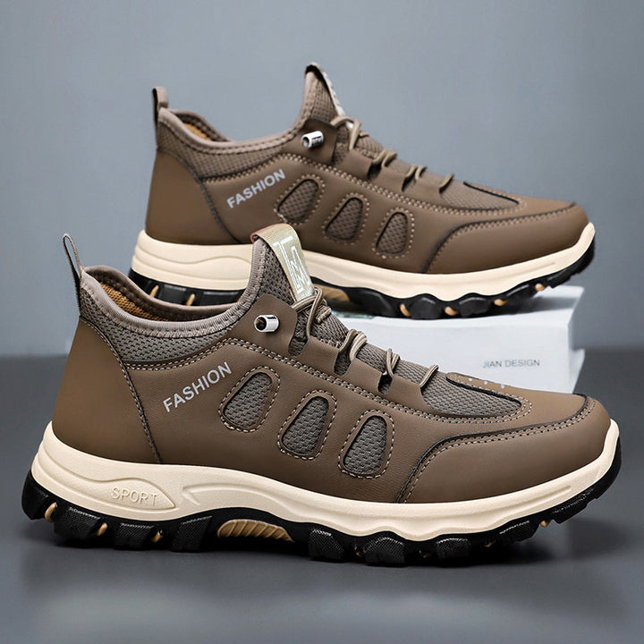 Men's lightweight breathable outdoor trail sneakers with slip-resistant sole Mune Fashion