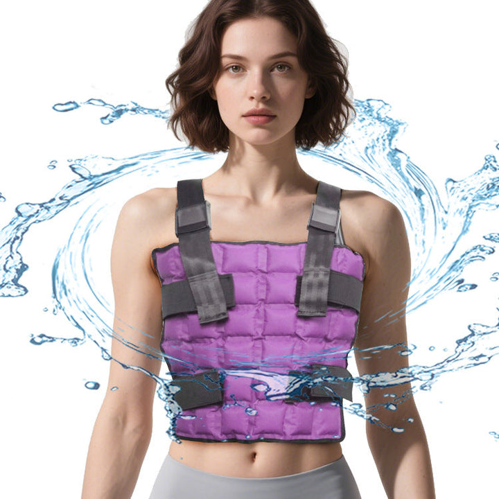 Unisex nan cooling ice vest with reusable gel packs and adjustable Velcro straps Mune Fashion