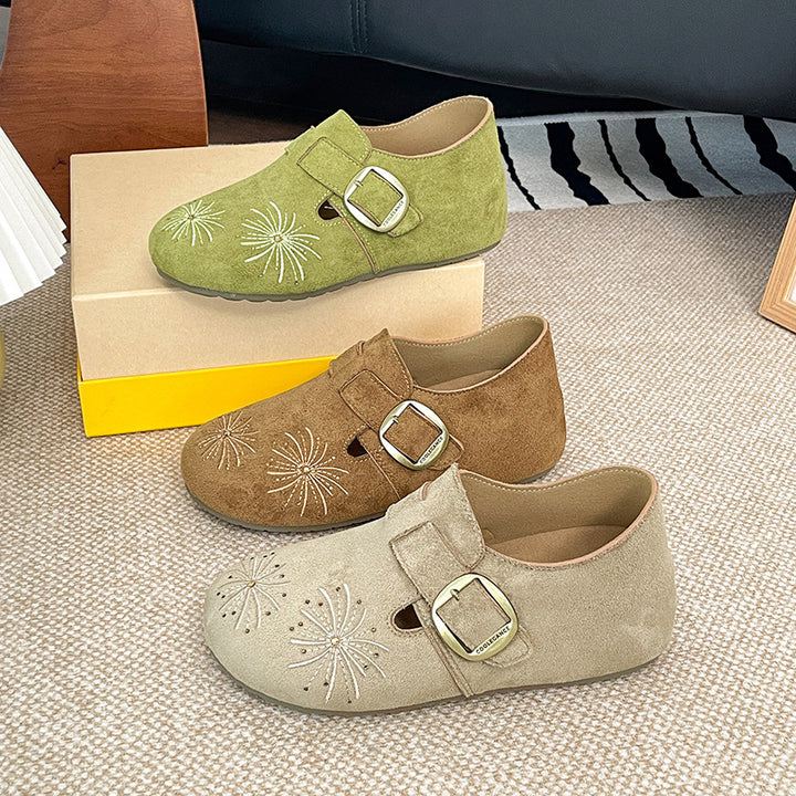 Women Elegant and Comfortable Clogs made from High-Quality Suede Mune Fashion