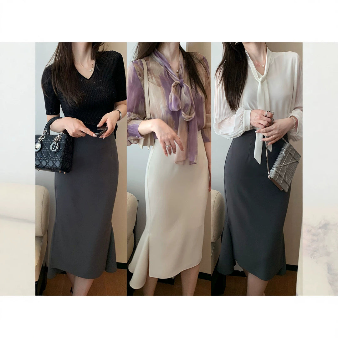 Women Elegant, Swinging Pleated Skirt Mune Fashion