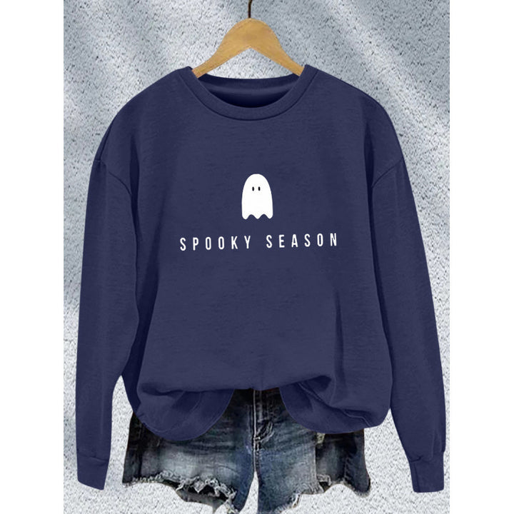 Unisex cool Halloween sweatshirt with ghost print and oversized cut Mune Fashion