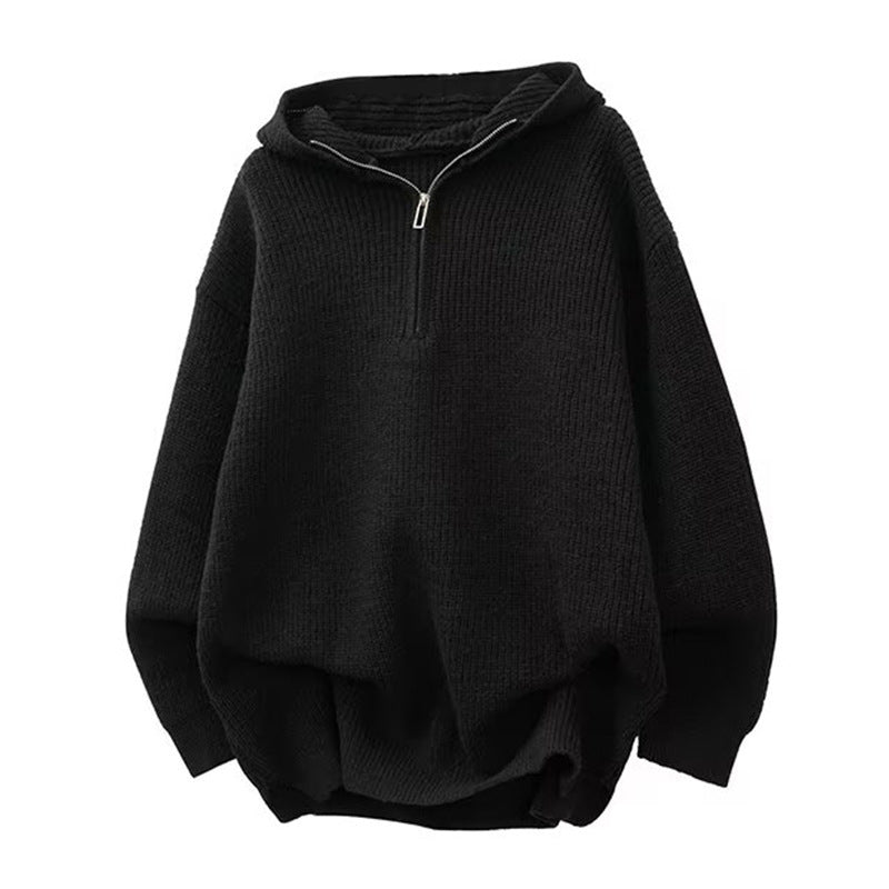 Ladies Stylish Hoodie with Half-Zip Mune Fashion