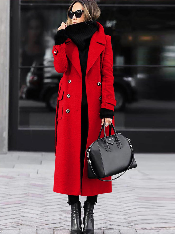 Ladies Elegant and Timeless Wool Coat