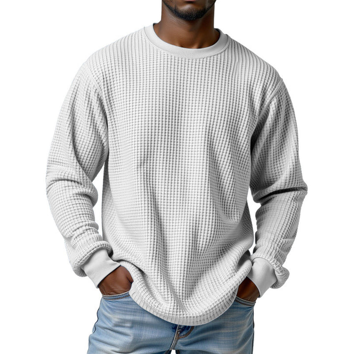 Men's Urban Pullover with Waffle Structure Mune Fashion