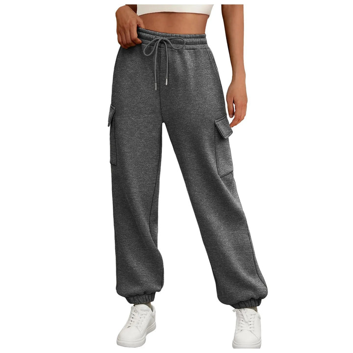 Women's nano cargo jogger with high comfort waistband, drawstring and applied flap pockets Mune Fashion