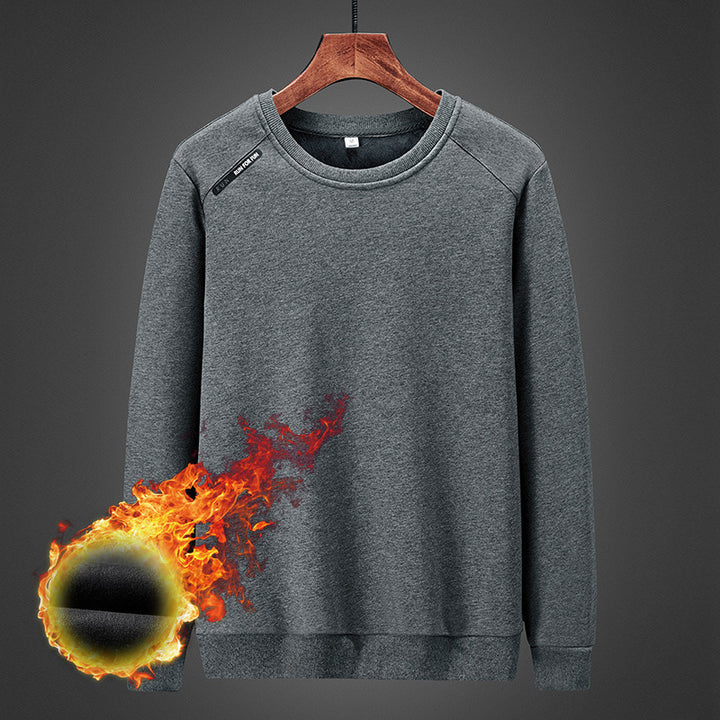 Men's Thermo Fleece Crew Neck Sweatshirt with Raglan Sleeves Mune Fashion