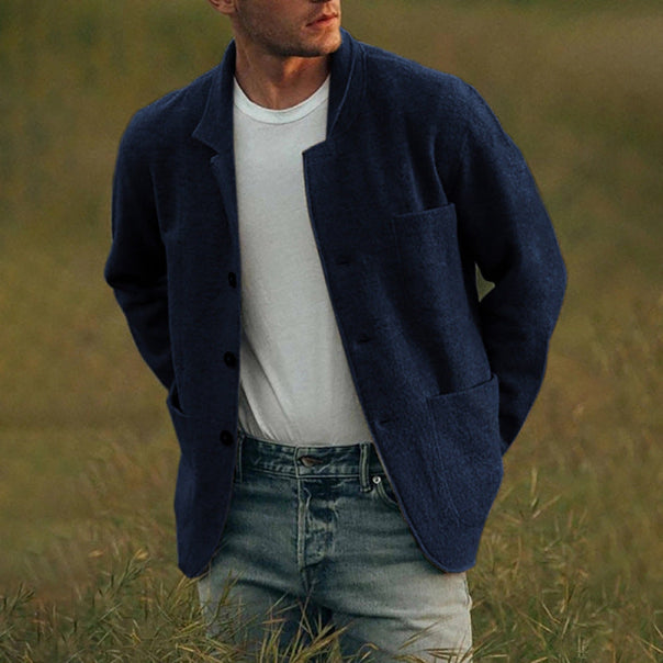 Men's Casual Cardigan Mune