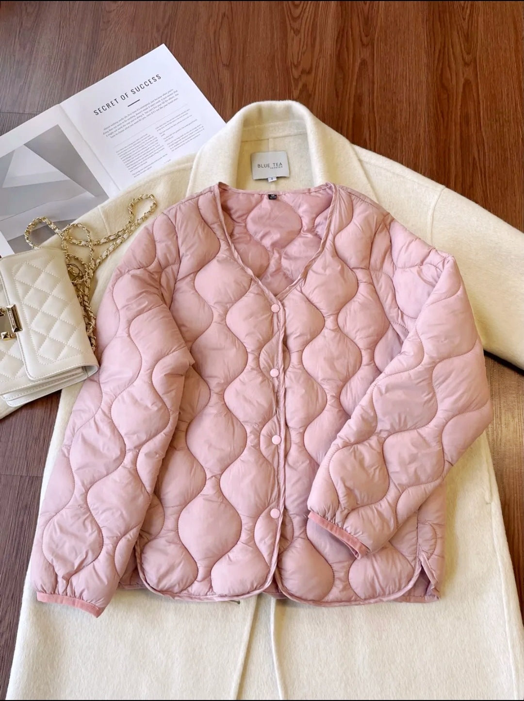 Women Elegant, padded quilted jacket Mune Fashion