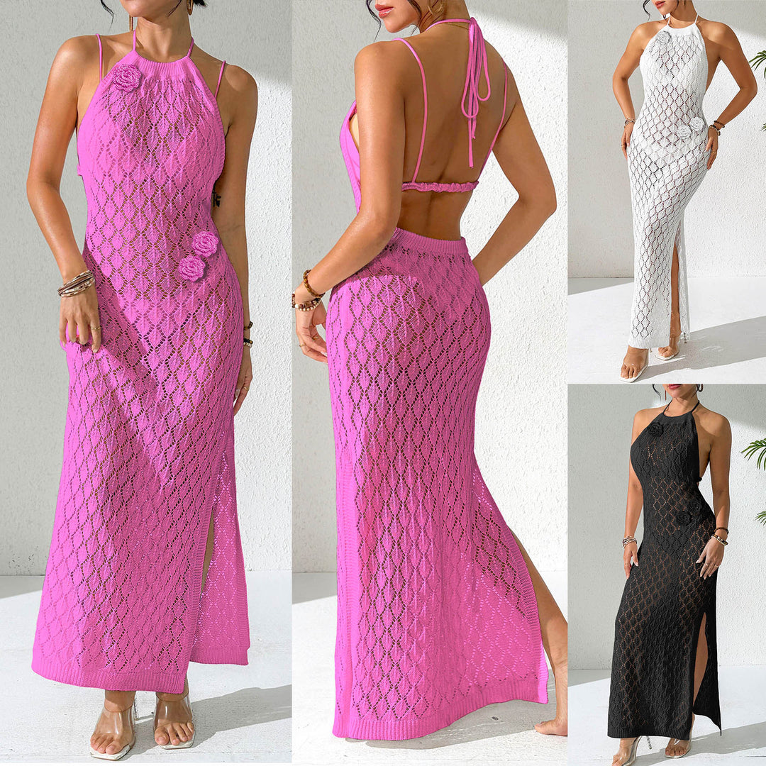 Ladies elegant crochet maxi dress Mune Fashion