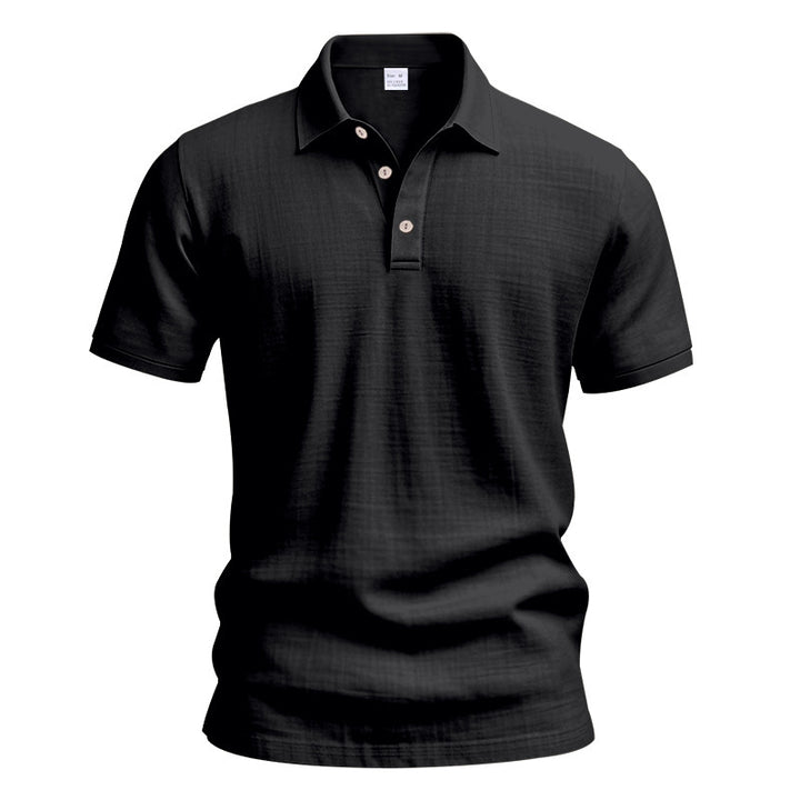 Men's nano lightweight structured polo with kent collar and concealed button placket Mune Fashion