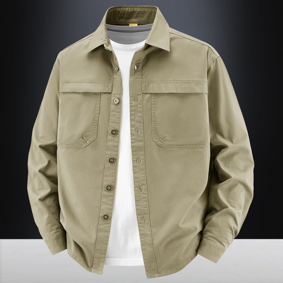 Men's classic long sleeve shirt jacket Mune Fashion