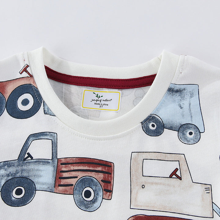 Children's T-Shirt with colorful construction site motif Mune Fashion
